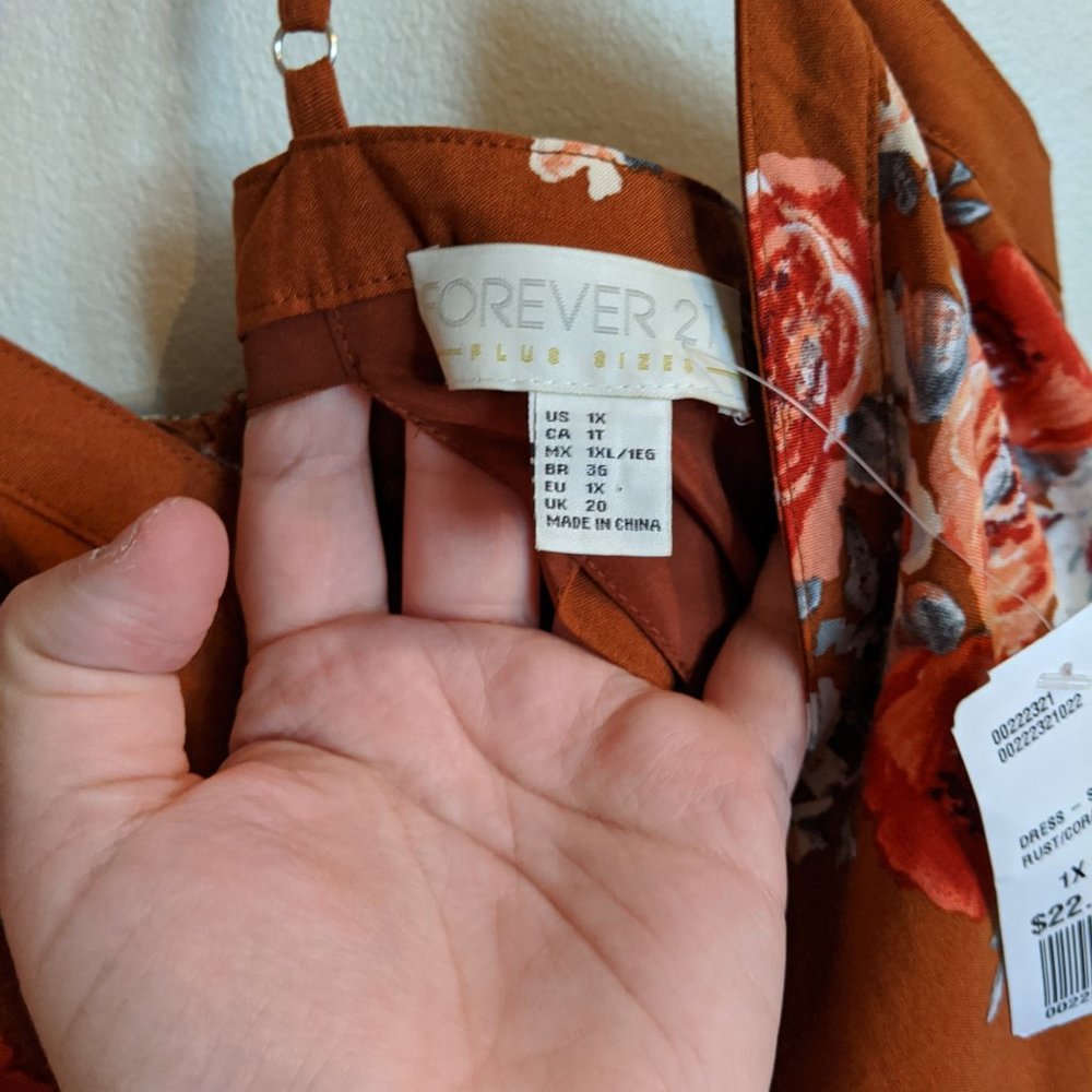 LAST CHANCE  Forever 21+ Floral Sundress NWT - Picture 3 of 6